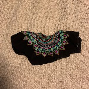 Ruffle Bandeau Bikini Top